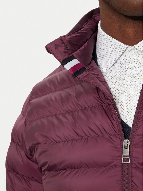 Tommy Hilfiger Tommy Hilfiger Демісезонна куртка Core Circular MW0MW18763 Бордовий Regular Fit