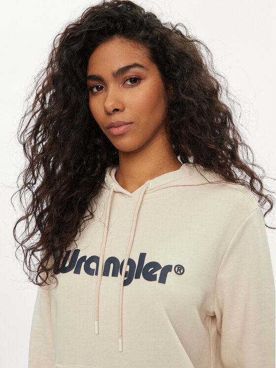 Wrangler Wrangler Džemperis 112350335 Écru Regular Fit
