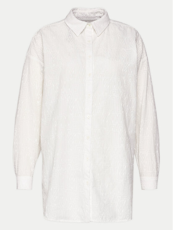 Maaji Maaji Marškiniai Larissa PT2075CLS004 Balta Relaxed Fit
