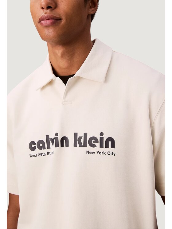 Calvin Klein Jeans Calvin Klein Jeans Polo SS PREMIUM TERRY REL Bianco Premium Fit