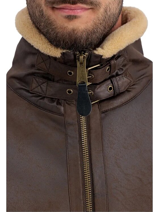 Alpha Industries Alpha Industries Zimné bundy B3 Arctic 108109 Hnedá Regular Fit