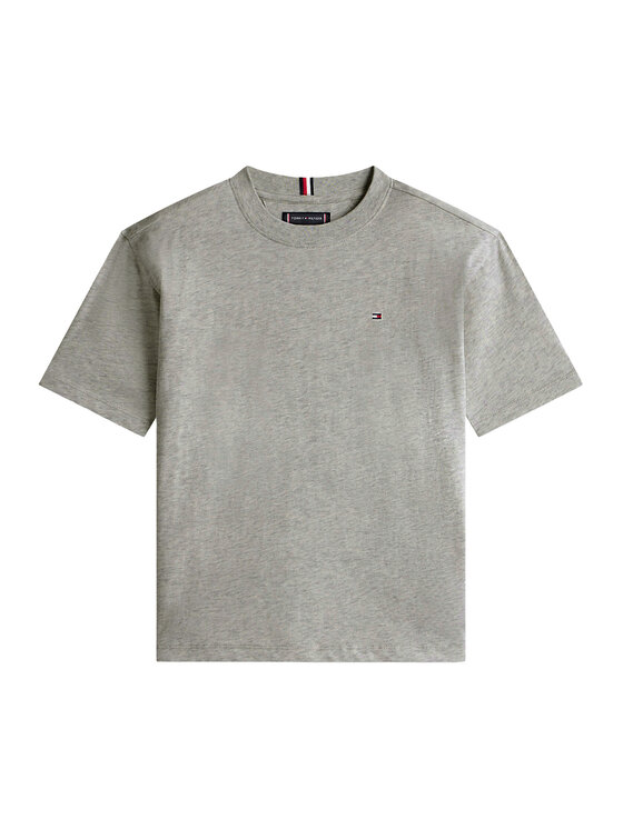 Tommy Hilfiger Tommy Hilfiger T-Shirt Essential Archive KB0KB09646 Szary Regular Fit