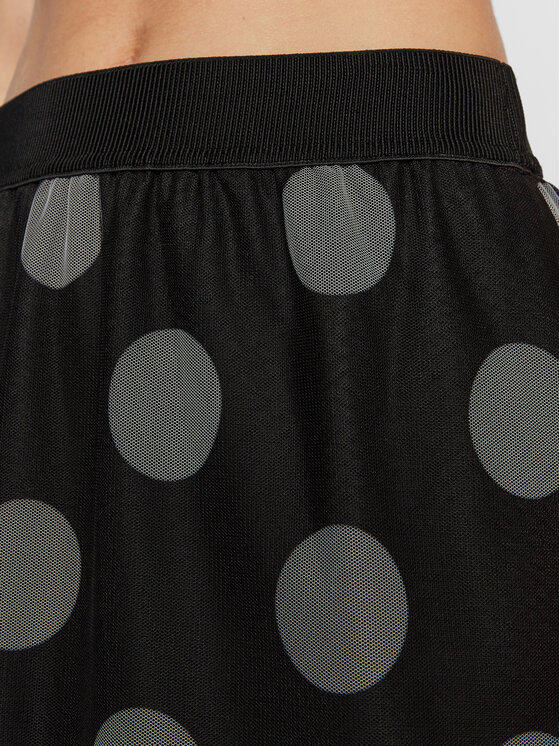 TWINSET TWINSET suknja od tila 222AP2582 Crna Regular Fit