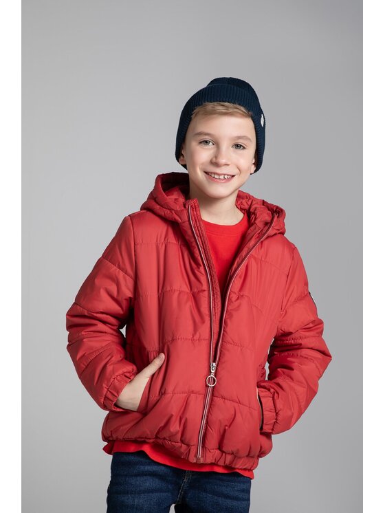 Mokida Mokida Kurtka przejściowa ZM3152702OWR-009 Czerwony Regular Fit