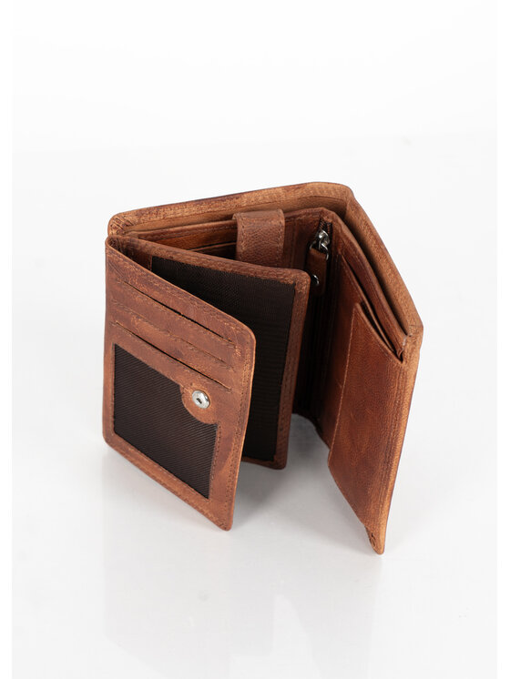 Mustang Mustang Portfel męski DENIMO WALLET Brązowy