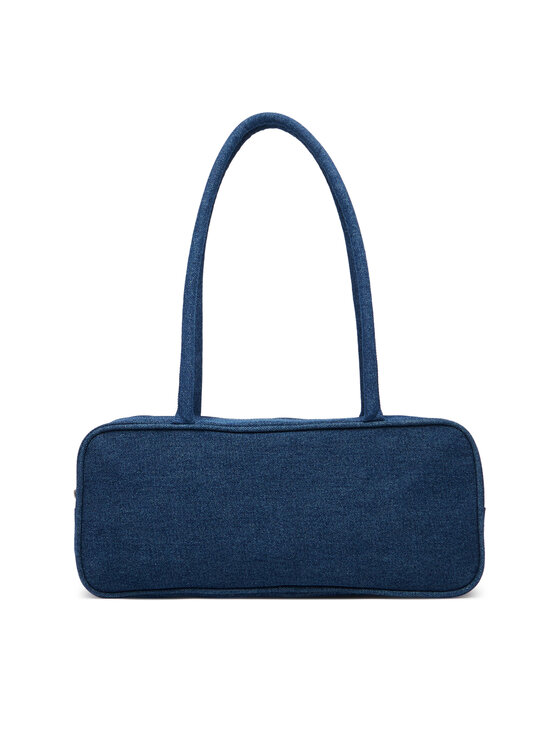 adidas adidas Ročna torba Adicolor Elongated Airliner Denim Bag KD7875 Modra