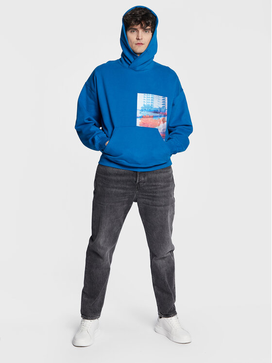 Calvin Klein Jeans Calvin Klein Jeans Bluza J30J323156 Niebieski Regular Fit