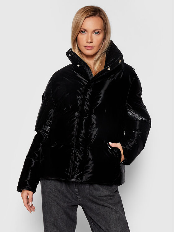 Rains Rains Giubbotto invernale Unisex 1522 Nero Boxy Fit