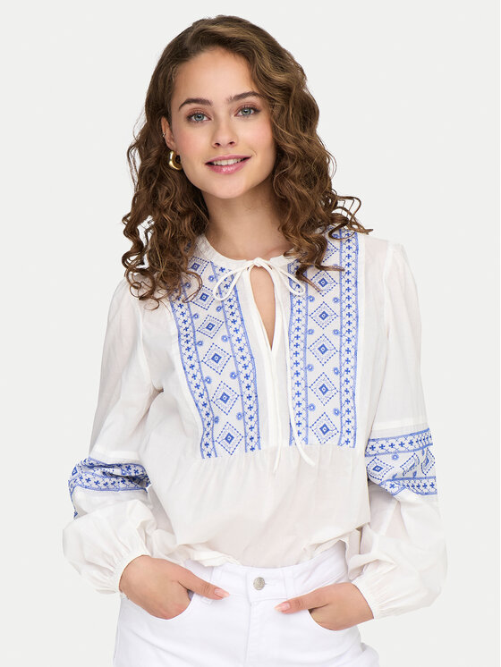 JDY JDY Bluse Lulu 15345478 Weiß Regular Fit