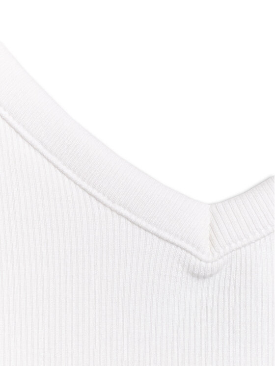 4F 4F Tank top PREMIUM CLUB Biały Slim Fit