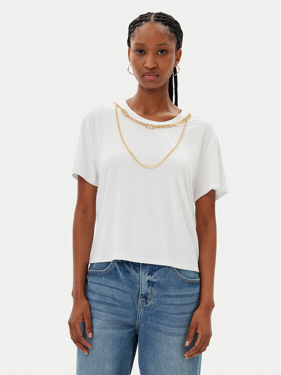 MET MET T-Shirt M10 262TP Bílá Regular Fit
