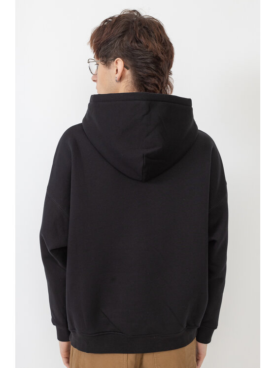 Mercur Mercur Bluza Mural Czarny Comfort Fit