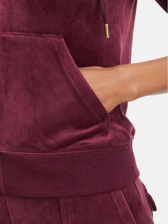 Juicy Couture Juicy Couture Світшот Robertson JCAP176G Кремовий Slim Fit