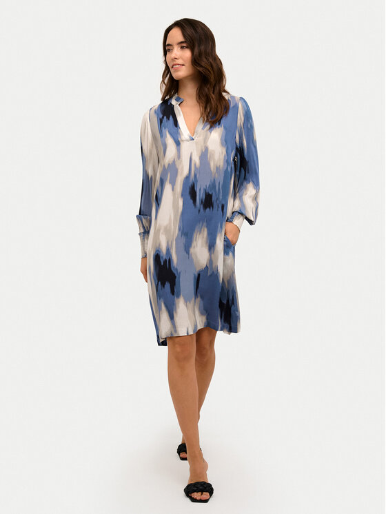 Kaffe Kaffe Rochie tip cămașă Beathe 10508899 Albastru Relaxed Fit