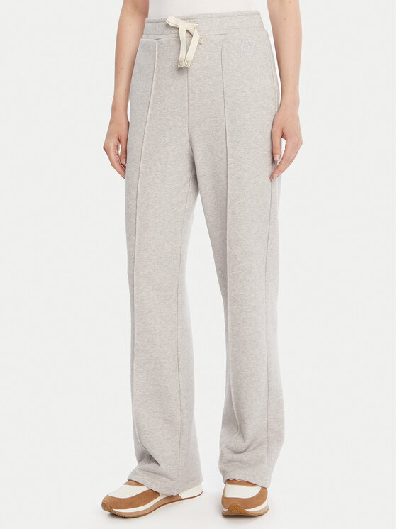 Weekend Max Mara Spodnie dresowe Folk 2525786011 Szary Relaxed Fit