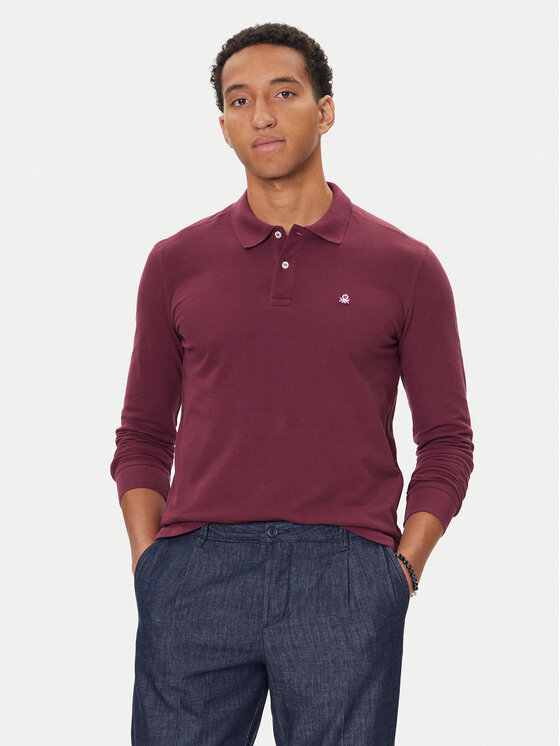 United Colors Of Benetton United Colors Of Benetton Tricou polo 3089J3204 Violet Regular Fit