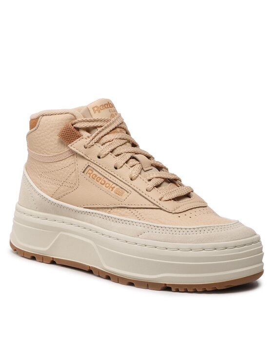 Reebok Pantofi Club C Geo Mid GZ2159 Bej La Reducere si Transport Gratuit Femei 2023-09-29