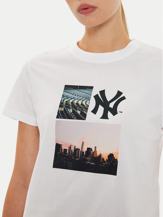 Champion Champion T-shirt League LA Dodgers 116469 Bianco Regular Fit