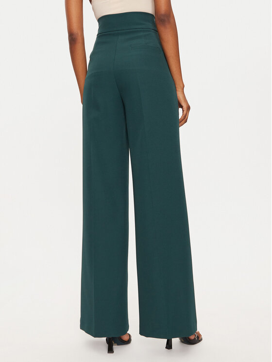 Maryley Maryley Παντελόνι υφασμάτινο 24IB680/43GU Πράσινο Regular Fit