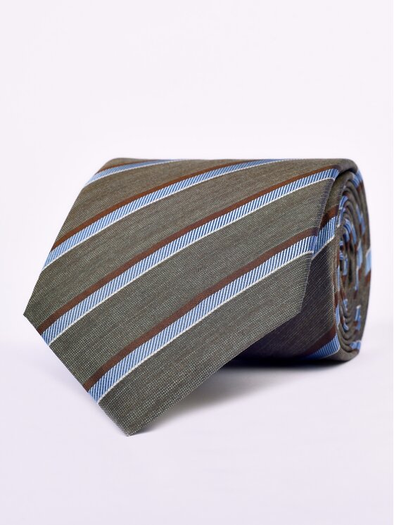 ELSNER ELSNER Γραβάτα JEDWAB ŻAKARD A1109 Καφέ