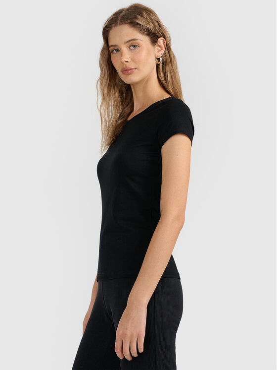 4F 4F T-Shirt 4FMM00TTSHF731-20S Czarny