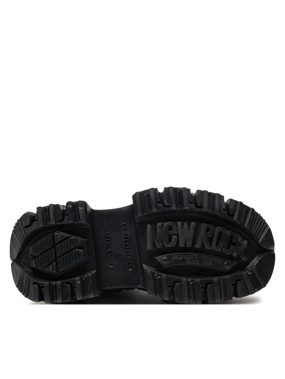 NEW ROCK NEW ROCK Schnürstiefel M-MILI083CCT-C4 Schwarz