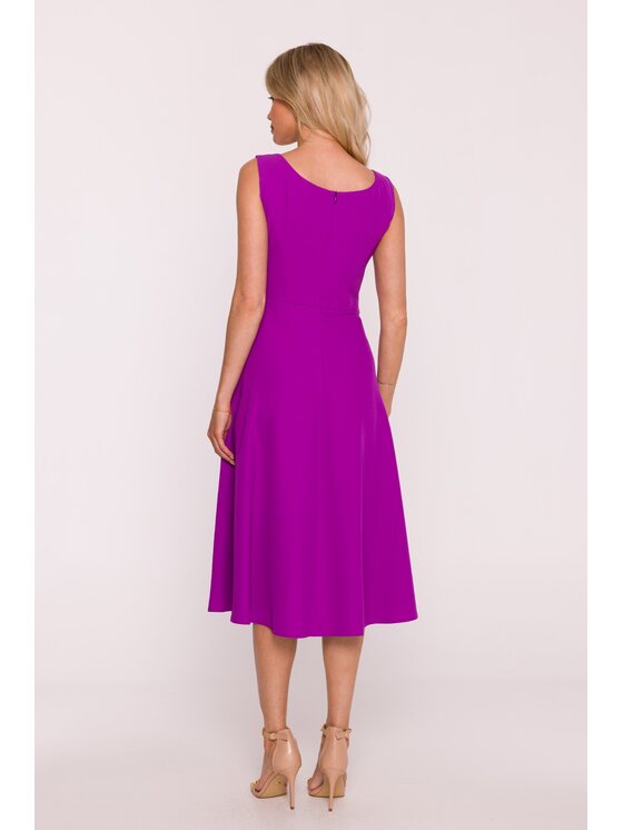 Stylove Stylove Sukienka codzienna s424 Fioletowy A-Line Fit