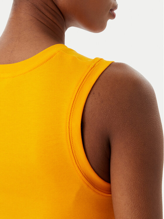 Tommy Hilfiger Tommy Hilfiger Top WW0WW47806 Narančasta Slim Fit