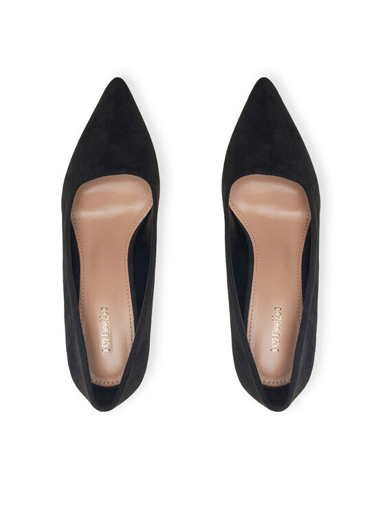 DeeZee DeeZee Pantofi cu toc subțire AS2288-11A Negru