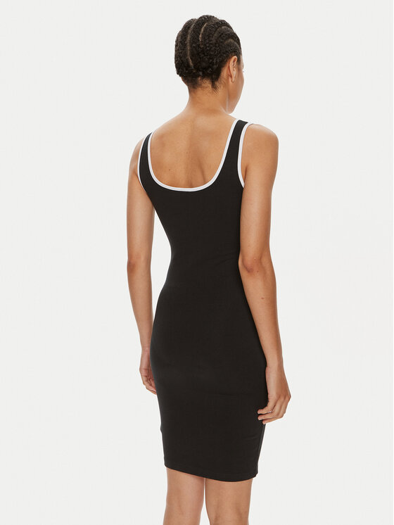 Karl Kani Karl Kani Rochie de vară Varsity 6160828 Negru Slim Fit