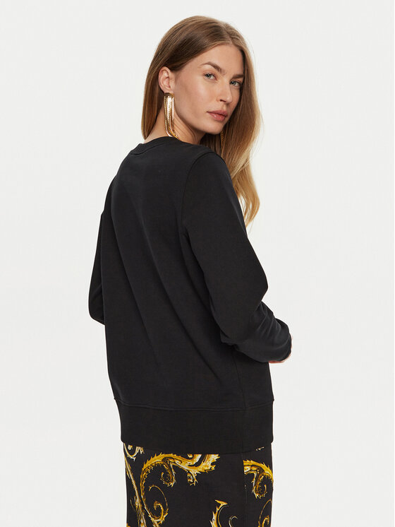 Versace Jeans Couture Versace Jeans Couture Суитшърт 77HAIE05 Черен Regular Fit