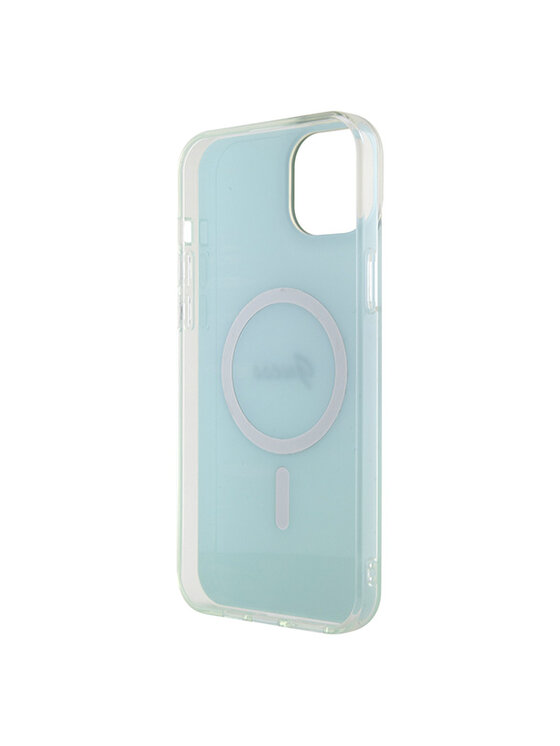 Guess Guess Etui na telefon iPhone 15 Plus Niebieski