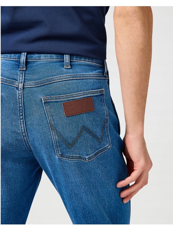 Wrangler Wrangler Jeansy Larston Niebieski Slim Fit
