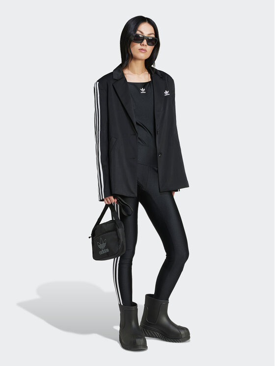 adidas adidas Боді 3-Stripes IU2430 Чорний Slim Fit