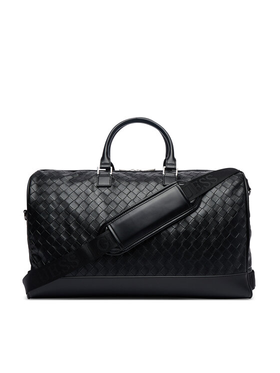 Guess Guess Τσάντα Σαββατοκύριακου Torino Triangle TMTOWO P6334 Μαύρο