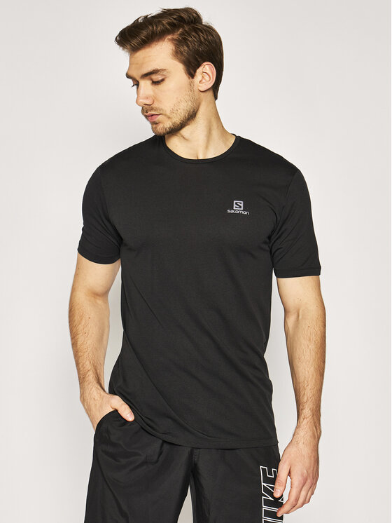 Salomon Salomon Koszulka techniczna Agile Training Tee LC1282100 Czarny Regular Fit