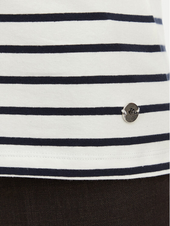 Beverly Hills Polo Club Beverly Hills Polo Club T-Shirt W126-BHLTS-1029-19S Biały Regular Fit