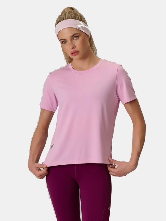 4F 4F T-Shirt 4FWAW26TFTSF2326 Koralowy Active Fit