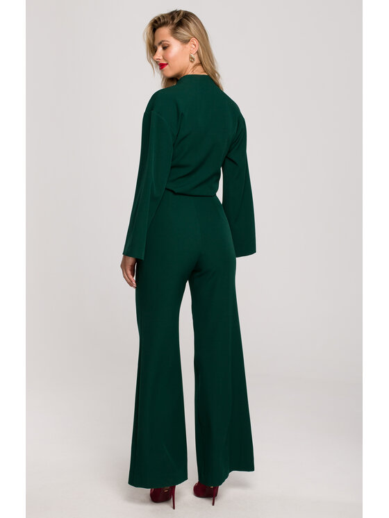 Makover Makover Jumpsuit K147 Verde Regular Fit