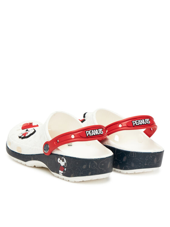Crocs Crocs Şlapi Peanuts Classic Clog 211124 Alb