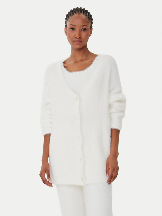 Guess Guess Kardiganas O5BR02 Z1282 Écru Relaxed Fit