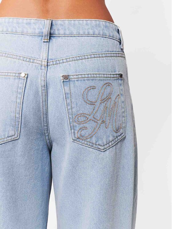 La Mania La Mania Jeansy HORIZON Modrá Basic Fit