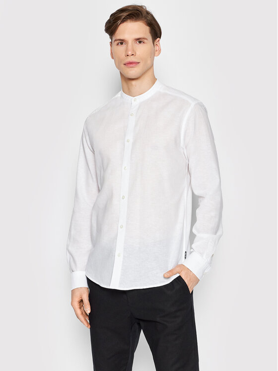 Only & Sons Only & Sons Srajca Caiden 22019173 Bela Slim Fit