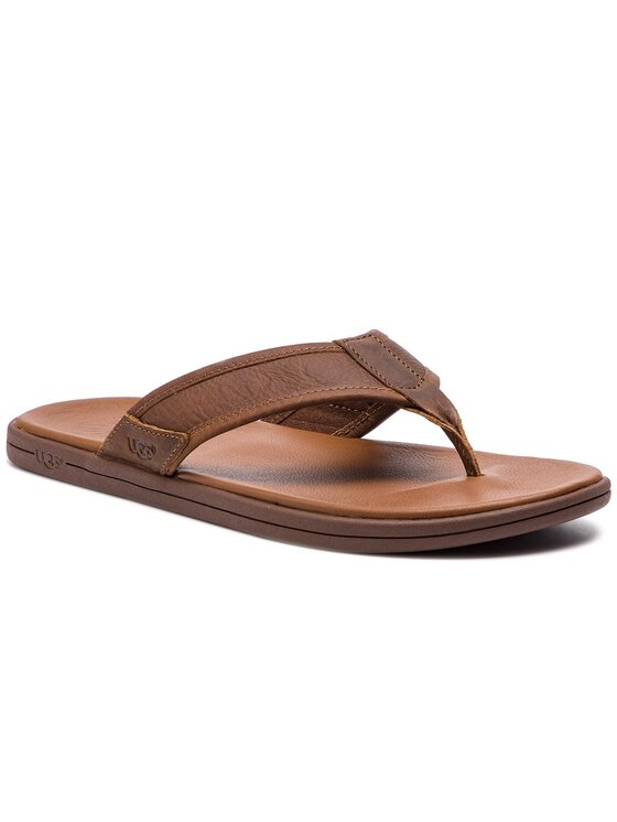 Ugg Ugg Žabky M Seaside Flip Leather 1102690 Hnedá