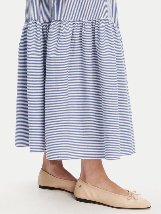 United Colors Of Benetton United Colors Of Benetton Rochie de vară 4SZRDV0B8 Albastru Relaxed Fit
