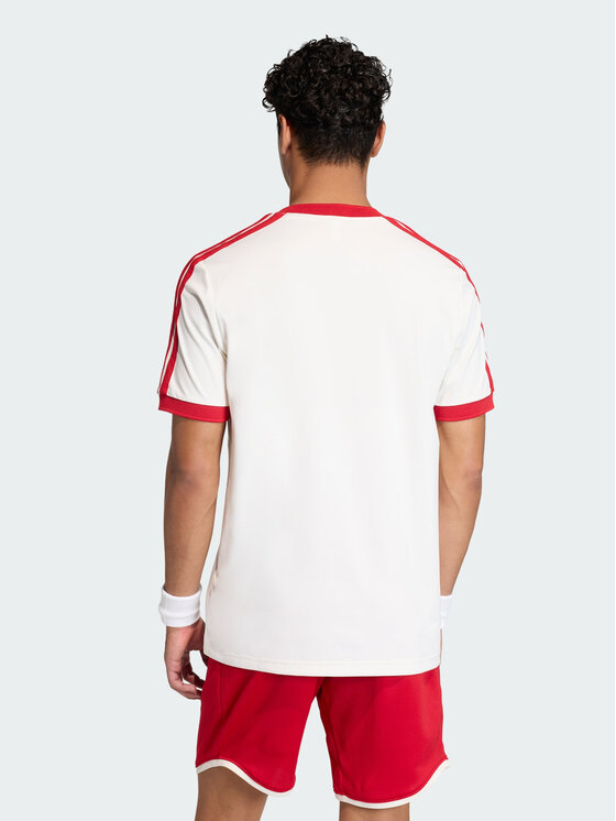 adidas adidas Koszulka techniczna TENNIS CLASSICS Biały Regular Fit