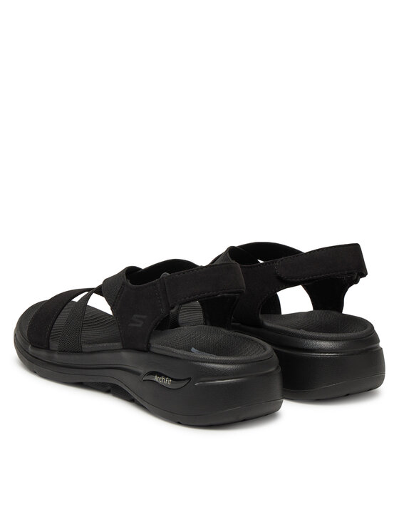Skechers Skechers Sandaalid Go Walk Arch Fit Sandal-Treasured 140257/BBK Must