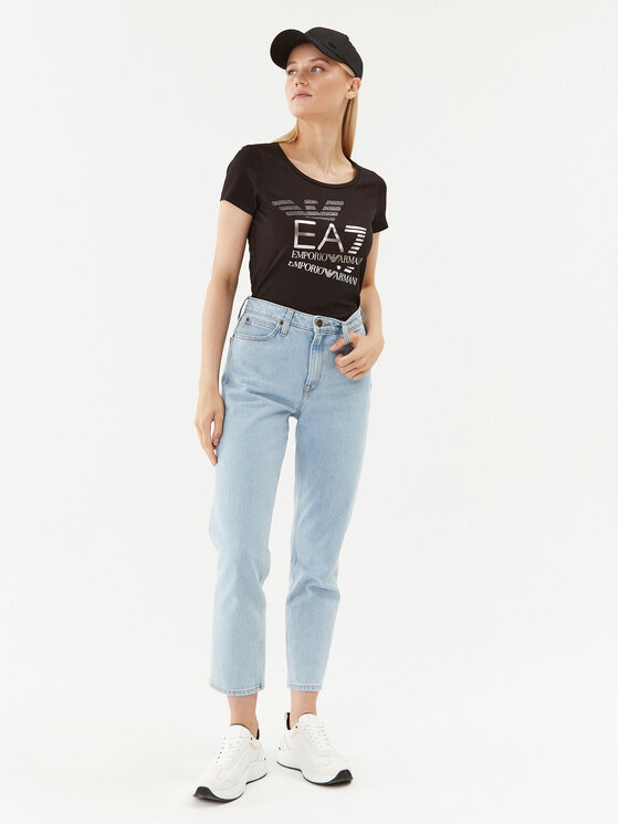 EA7 Emporio Armani EA7 Emporio Armani Tričko 6RTT35 TJFKZ 1200 Čierna Regular Fit