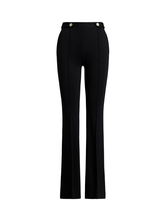 LAUREN RALPH LAUREN LAUREN RALPH LAUREN Kalhoty z materiálu 200971132001 Černá Bootcut Fit
