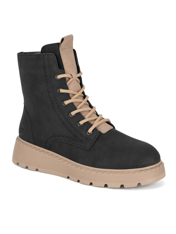 Rieker Rieker Botine 70404-00 Negru